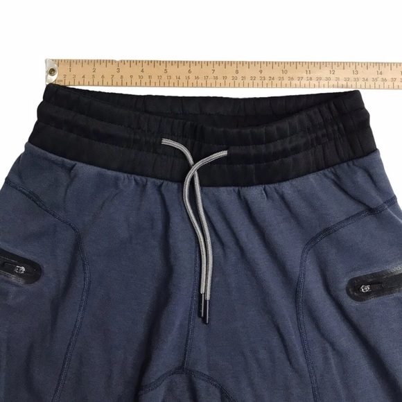 BYLT Premium Jogger Men M Blue Black Trim Drawstring Sweatpants Active Pockets - Picture 8 of 14